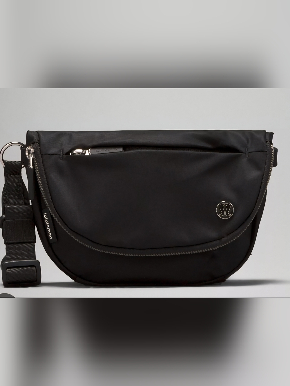 Lululemon All Night Festival Crossbody Belt Bag 5L - Black/Silver NWOT